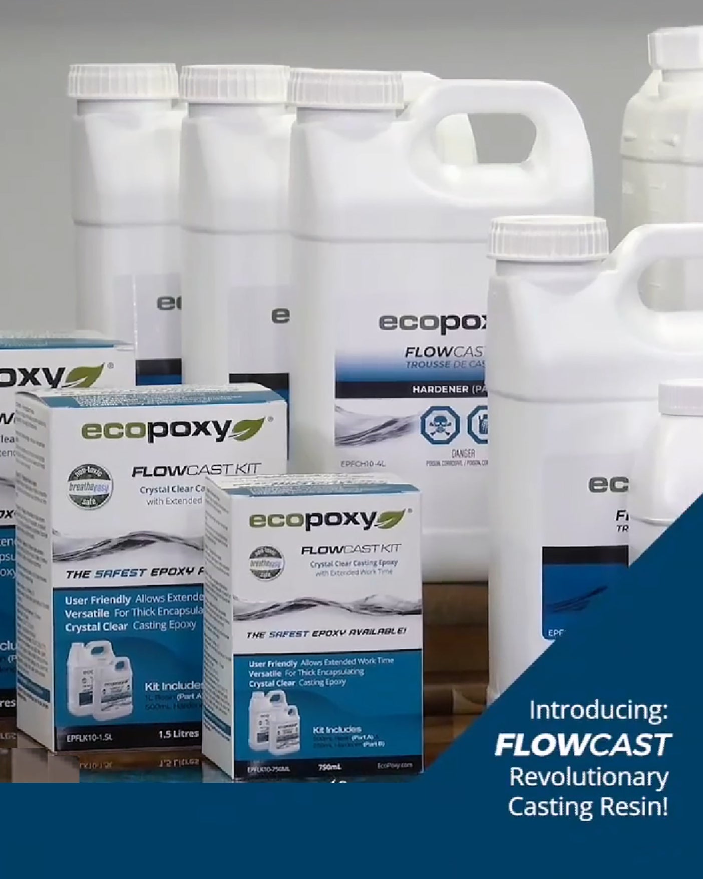 Ecopoxy Liquid Plastic Kit - 500 Ml
